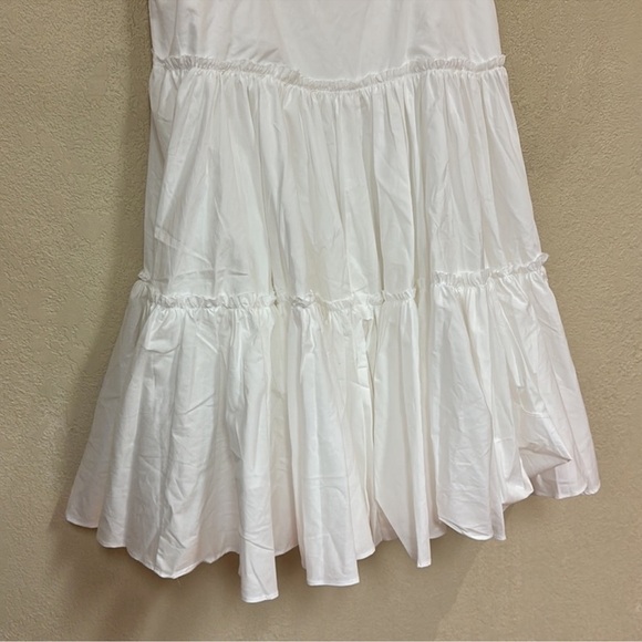 MABLE White Babydoll Mini Dress - Picture 3 of 6